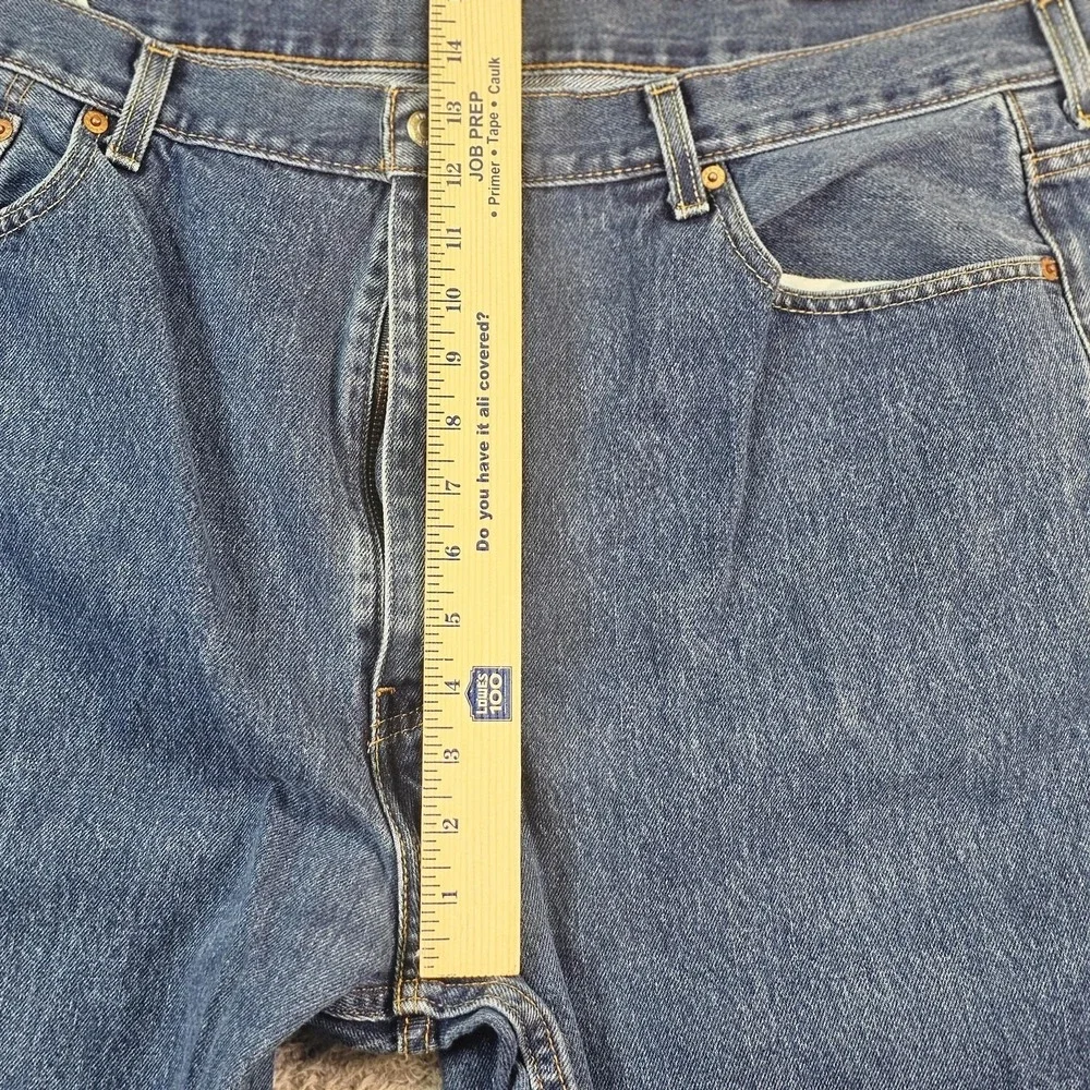 Levis 550 Jeans Mens 44x34 Blue Relaxed Fit Tapered Denim Medium Wash‎ Pants